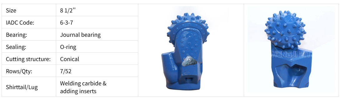 Single roller bit 8 1 2