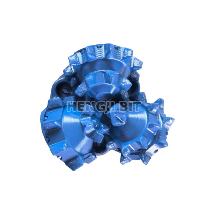 9 5/8'' 244mm IADC 127 Steel Tooth Tricone Rotary Roller Cone Drill Bit 